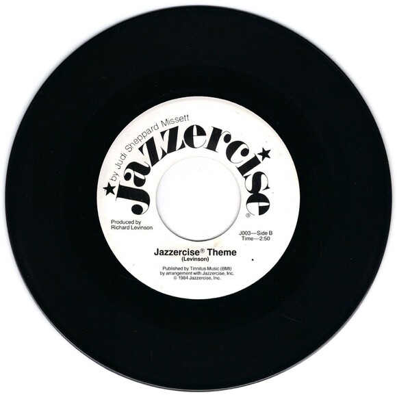 Judi Sheppard Missett 45 RPM -The Better Butter Burners At Jazzercise - VG+ - Picture 2 of 2